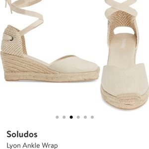 Soludos Lyon Wedge Espadrille Size 9.5 -NWT